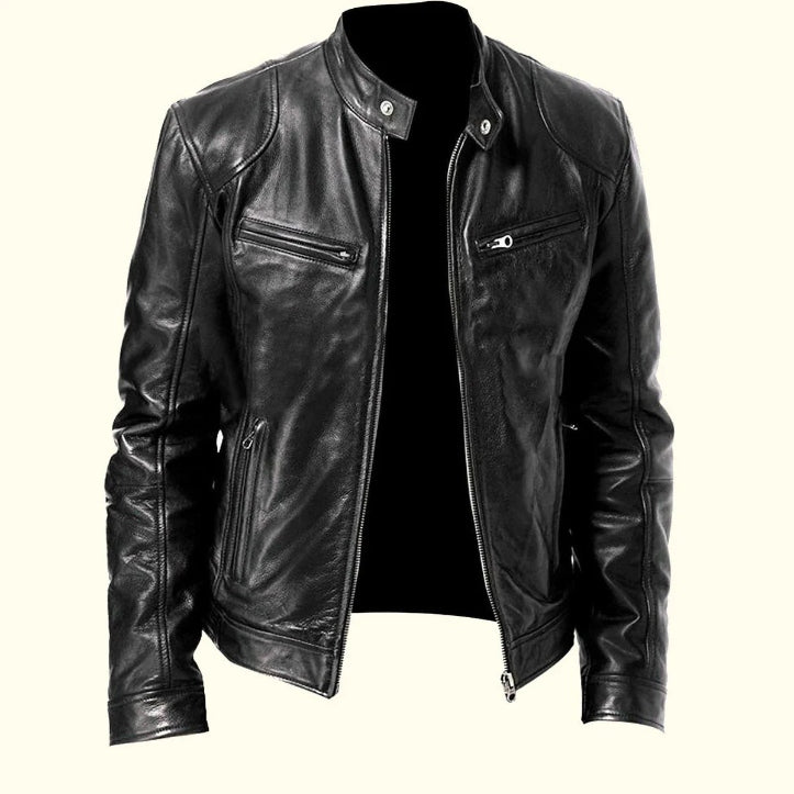 Onlydallas Black Moto Leather Jacket