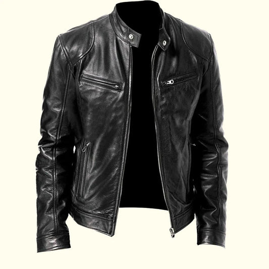 Onlydallas Black Moto Leather Jacket